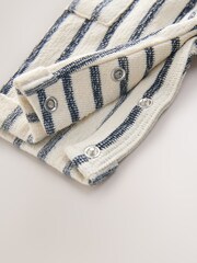 Baker by Ted Baker Long Sleeve T-Shirt and Striped Dungarees Set - Image 4 of 9
