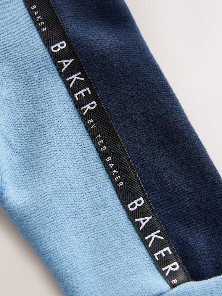Albastru/Negru - Salopetă cu mânecă lungă cu panou Baker by Ted Baker - Image 4 of 8