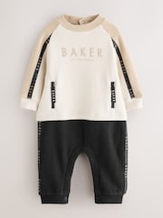 Baker by Ted Baker Panel Long Sleeve Romper - Image 1 of 9