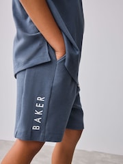 Baker by Ted Baker Colourblock Varsity T-Shirt and Shorts Set - Image 3 of 10