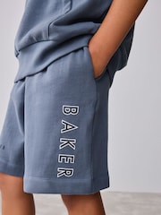 Baker by Ted Baker Blue Short Sleeve Hoodie and Shorts Set - Image 5 of 17