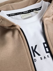 Baker by Ted Baker Zip Through Hoodie T-Shirt And Joggers Set - Image 18 of 29