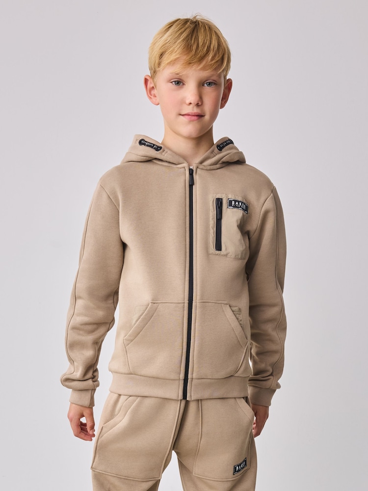 Baker by Ted Baker Zip Through Hoodie T-Shirt And Joggers Set - Image 2 of 29