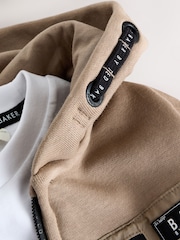 Baker by Ted Baker Zip Through Hoodie T-Shirt And Joggers Set - Image 20 of 29