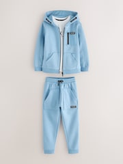 Baker by Ted Baker Zip Through Hoodie T-Shirt And Joggers Set - Image 13 of 21