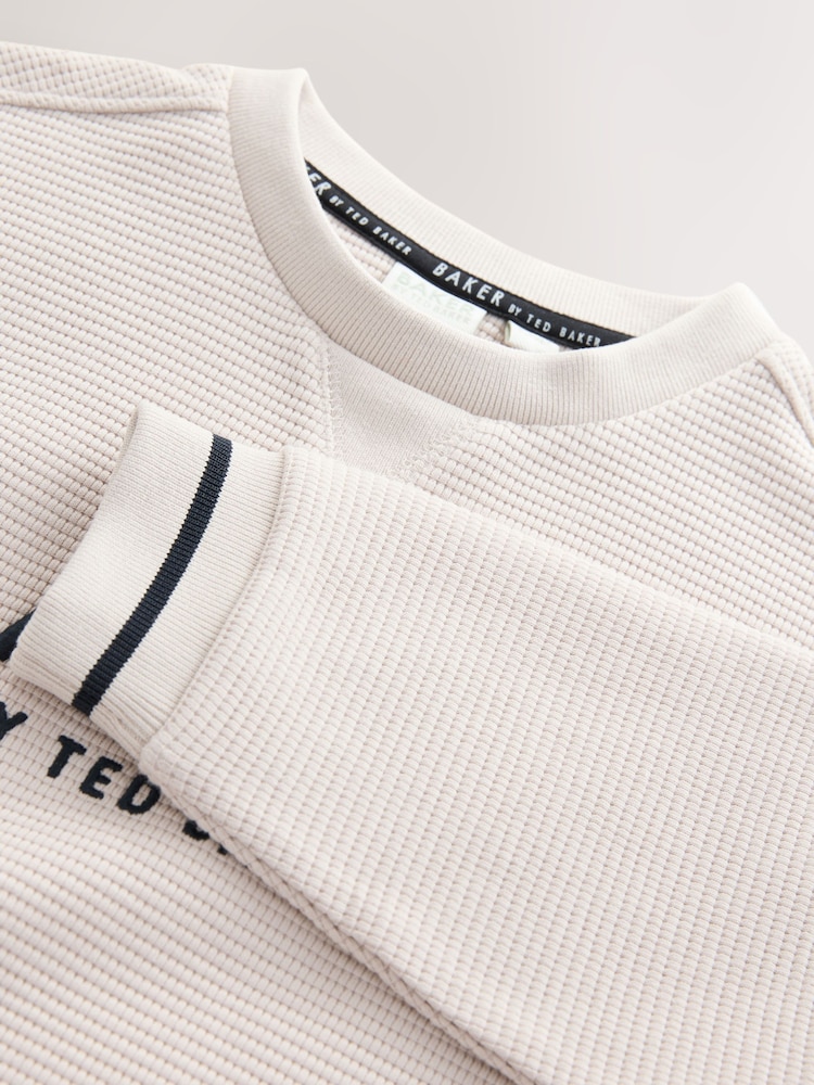 Baker by Ted Baker Textured Sweatshirt and Short Set - Image 5 of 5