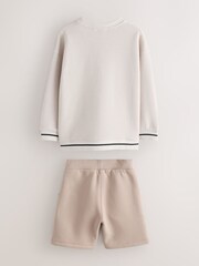 Baker by Ted Baker Textured Sweatshirt and Short Set - Image 8 of 11