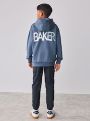 Baker by Ted Baker Oversized Back Graphic Print Hoodie - Image 2 of 13