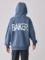 Baker by Ted Baker Oversized Back Graphic Print Hoodie - Image 3 of 13