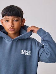 Baker by Ted Baker Oversized Back Graphic Print Hoodie - Image 5 of 13