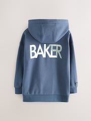 Baker by Ted Baker Oversized Back Graphic Print Hoodie - Image 8 of 13