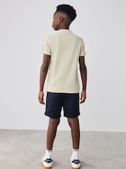 Baker by Ted Baker Textured 100% Cotton Polo Shirt - Image 6 of 11
