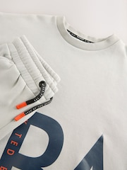 Baker by Ted Baker Oversized Letter Graphic Print Sweatshirt and Joggers Set - Image 10 of 12
