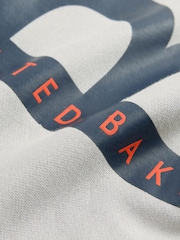 Baker by Ted Baker Oversized Letter Graphic Print Sweatshirt and Joggers Set - Image 9 of 12