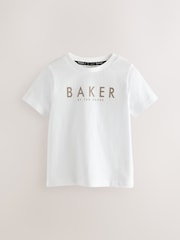 Baker by Ted Baker Stone Varsity Jacket T-Shirt and Joggers Set - Image 12 of 19