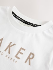 Baker by Ted Baker Stone Varsity Jacket T-Shirt and Joggers Set - Image 18 of 19