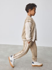Baker by Ted Baker Stone Varsity Jacket T-Shirt and Joggers Set - Image 3 of 19