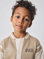 Baker by Ted Baker Stone Varsity Jacket T-Shirt and Joggers Set - Image 5 of 19