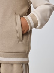 Baker by Ted Baker Stone Varsity Jacket T-Shirt and Joggers Set - Image 7 of 19