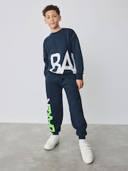 Baker by Ted Baker Oversized Letter Graphic Print Sweatshirt and Joggers Set - Image 1 of 10
