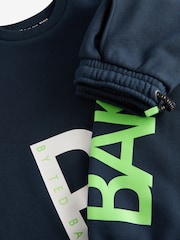 Baker by Ted Baker Oversized Letter Graphic Print Sweatshirt and Joggers Set - Image 9 of 10