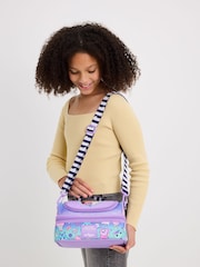 Gabby's Purple Dollhouse Double Decker Lunchbox With Strap - Image 3 of 5