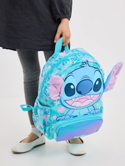 Smiggle Blue Junior Stitch Hoodie Backpack - Image 4 of 6