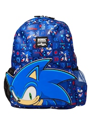Smiggle Blue Junior Sonic The Hedgehog Hoodie Backpack - Image 1 of 6