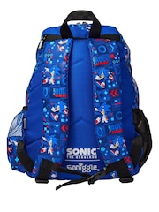 Smiggle Blue Junior Sonic The Hedgehog Hoodie Backpack - Image 2 of 6
