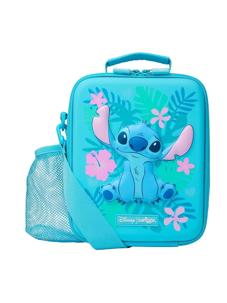 Smiggle Blue Stitch Level Hardtop Lunchbox - Image 1 of 4 Smiggle Blue Stitch Level Hardtop Lunchbox - Image 1 of 4