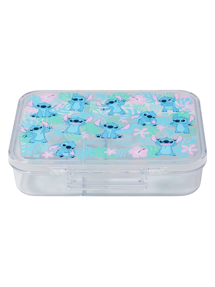 Smiggle Blue Stitch Medium See Me Bento Lunchbox - Image 2 of 3