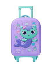 Smiggle Purple Junior Gabby's Dollhouse Hardtop Trolley Bag - Image 1 of 5