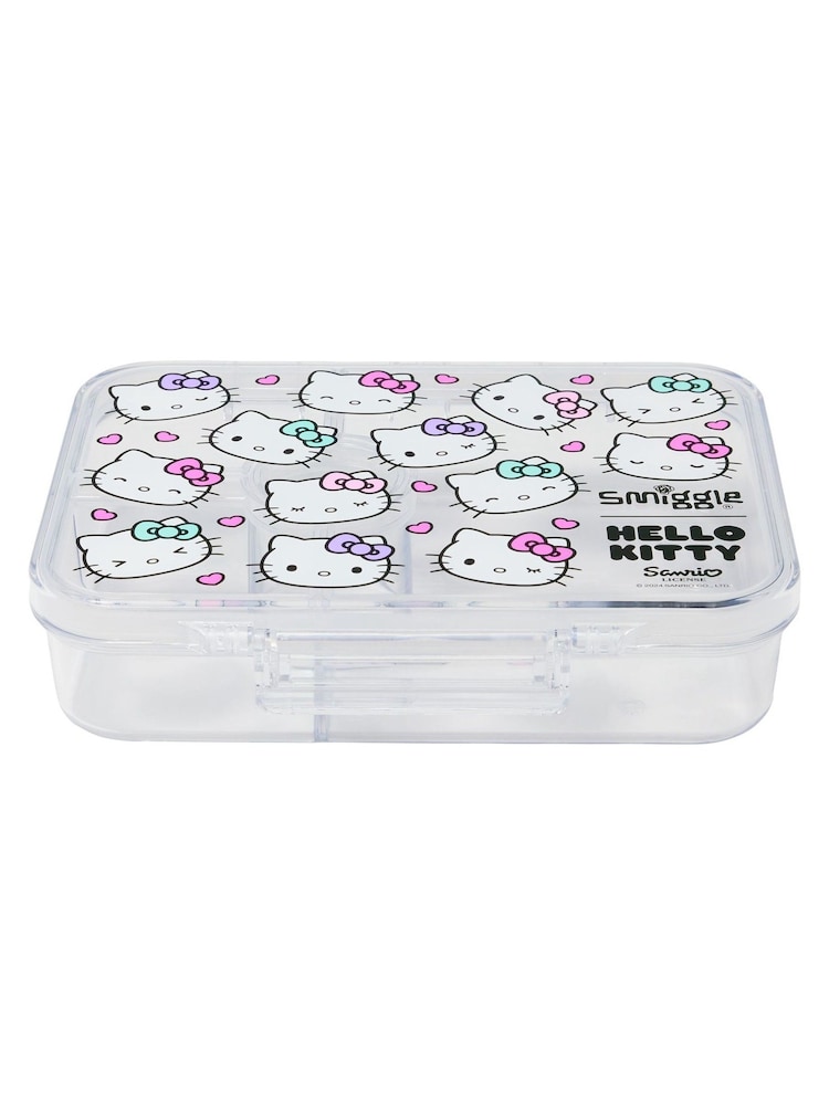 Smiggle White Hello Kitty Medium See Me Bento Lunchbox - Image 3 of 3