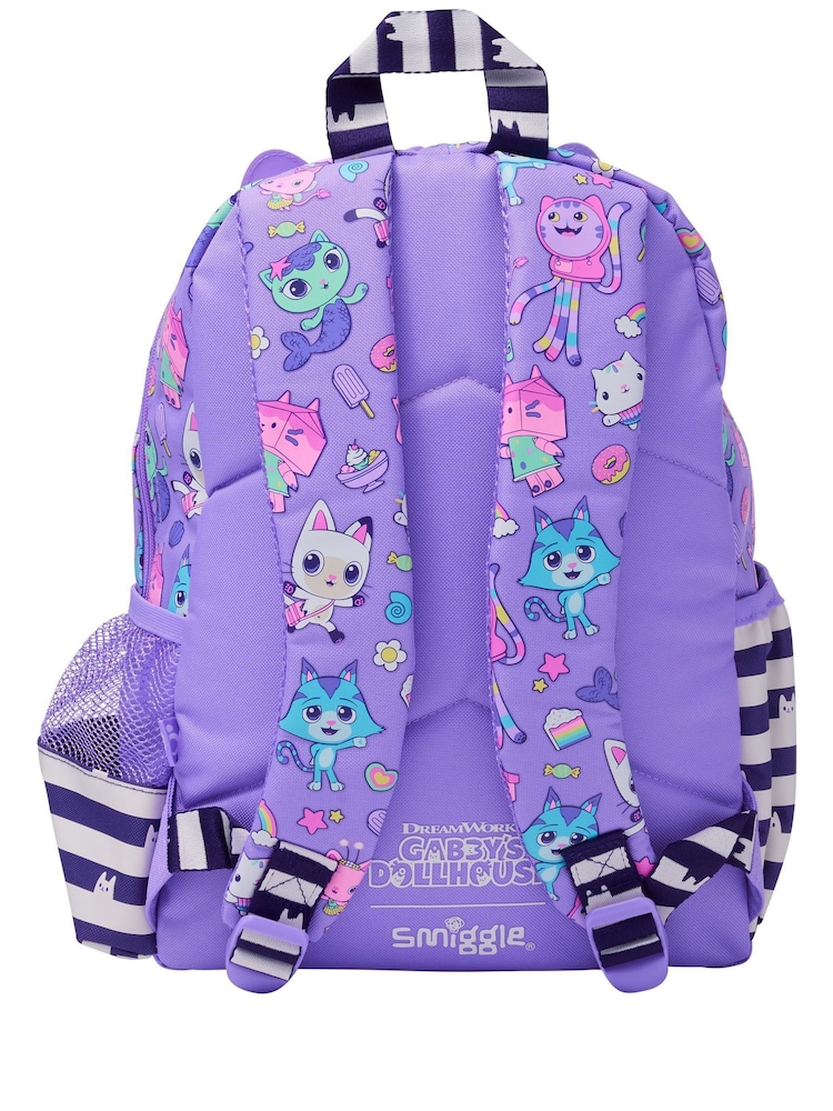 Smiggle Purple Junior Gabbys Dollhouse Character Backpack - Image 2 of 6