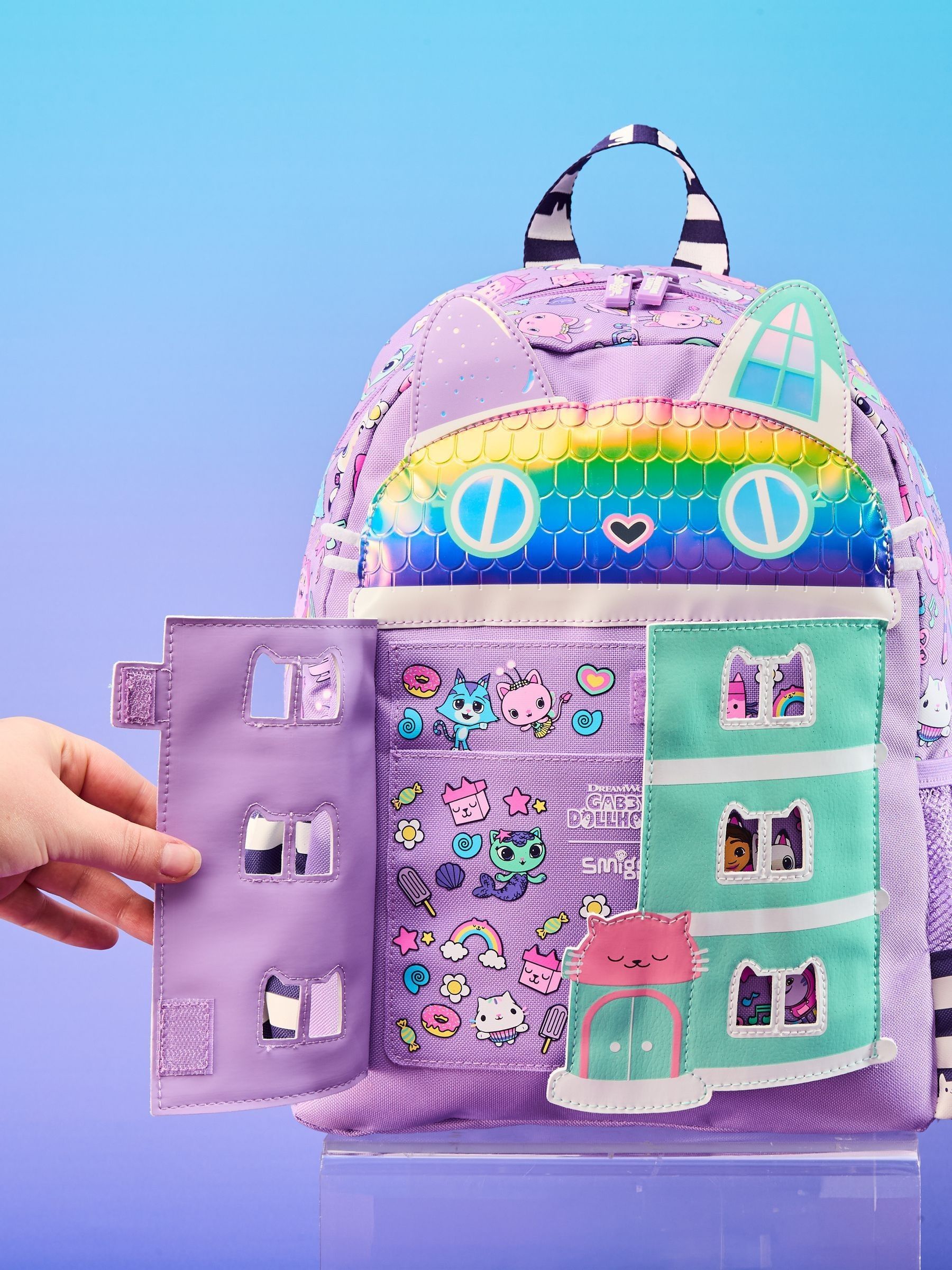 経典 Buy USA Next from Backpack Character Dollhouse Gabbys Junior Purple Smiggle バッグ