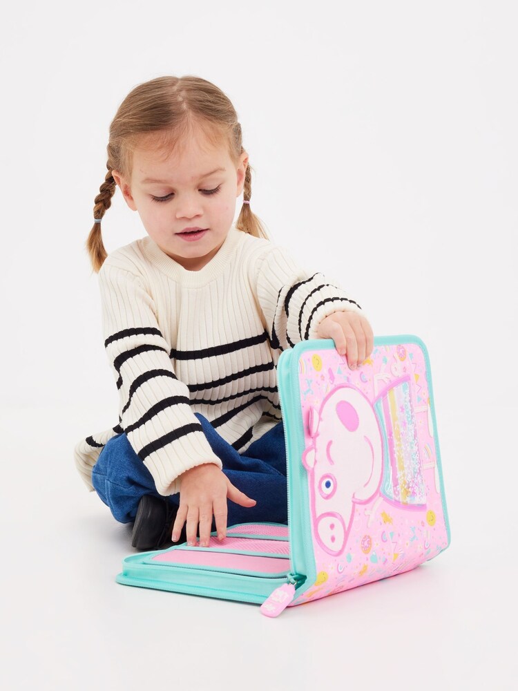 Porte-clés Smiggle Lettre 'K' En Caoutchouc - Rose, Pour Filles - Neuf Avec Légères Imperfections