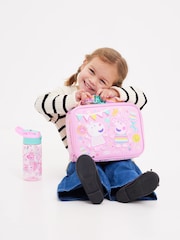 Smiggle Pink Peppa Pig Teeny Tiny Square Lunchbox - Image 3 of 4