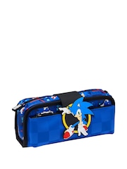 Smiggle Blue Sonic The Hedgehog Utility Pencil Case - Image 1 of 4