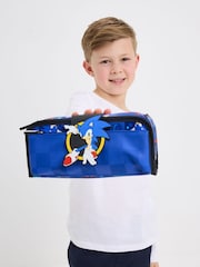 Smiggle Blue Sonic The Hedgehog Utility Pencil Case - Image 4 of 4