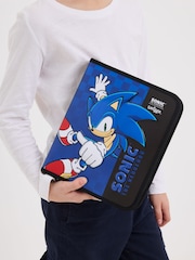 Smiggle Blue Sonic The Hedgehog Zip It Stationery Gift Pack - Image 2 of 5