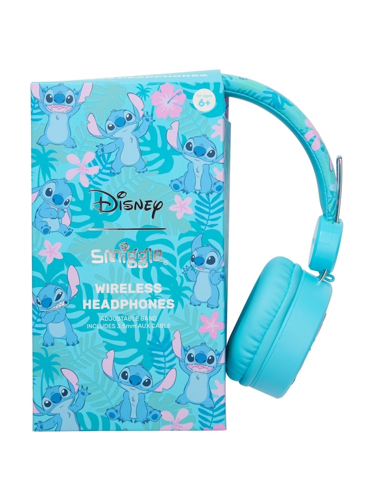 Smiggle Blue Stitch Wireless Headphones - Image 6 of 6