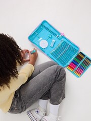 Smiggle Blue Stitch Zip It Stationery Gift Pack - Image 4 of 5