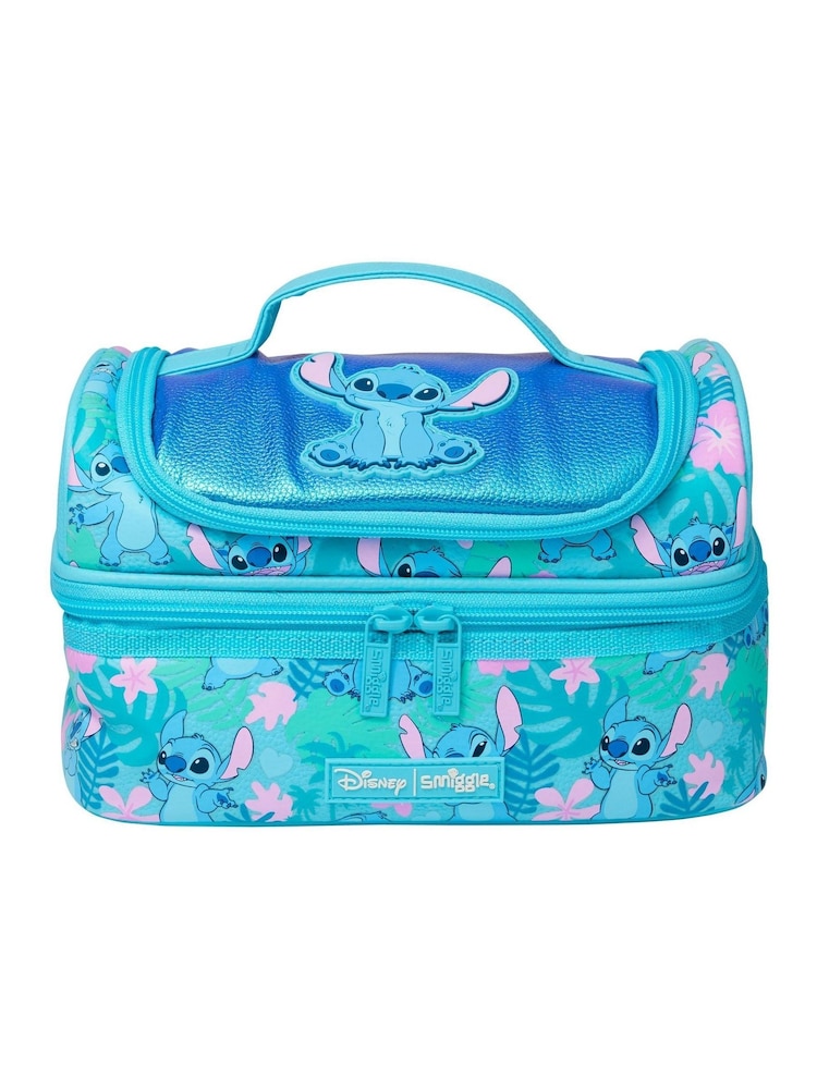 Smiggle Blue Stitch Double Decker Lunchbox - Image 1 of 2
