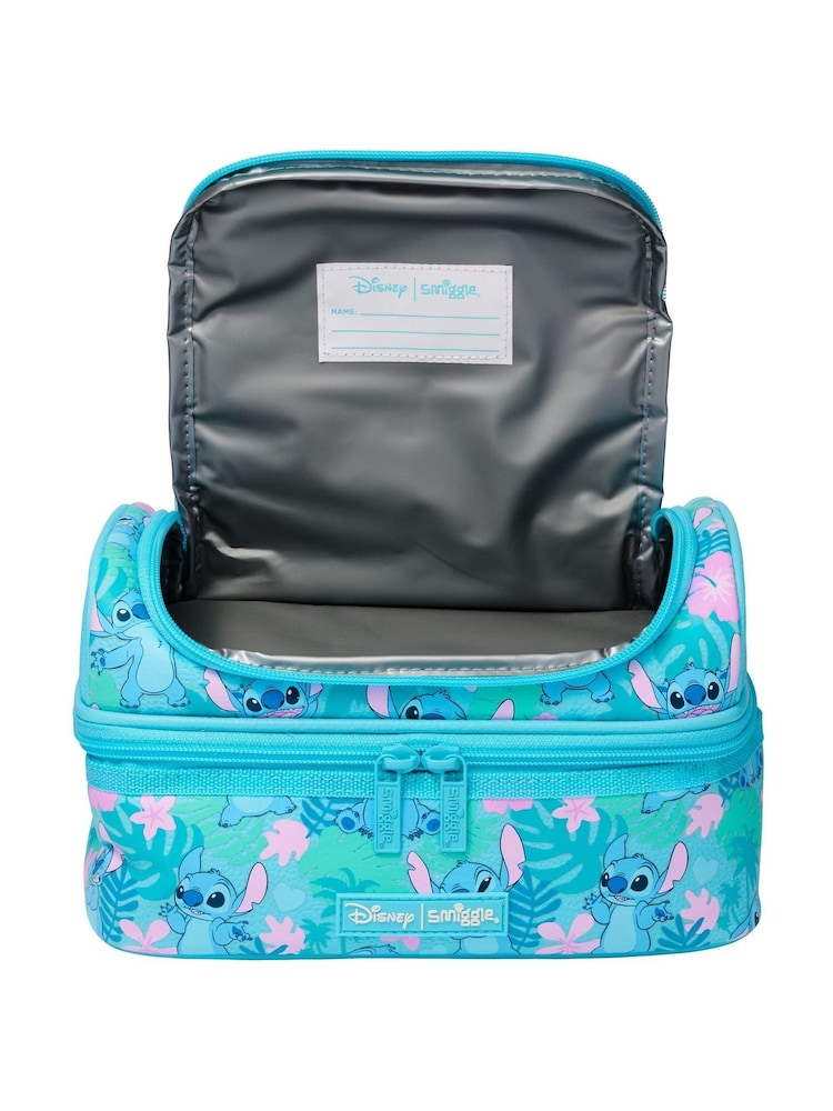Smiggle Blue Stitch Double Decker Lunchbox - Image 2 of 2