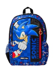 Smiggle Blue Sonic The Hedgehog Classic Backpack - Image 3 of 5