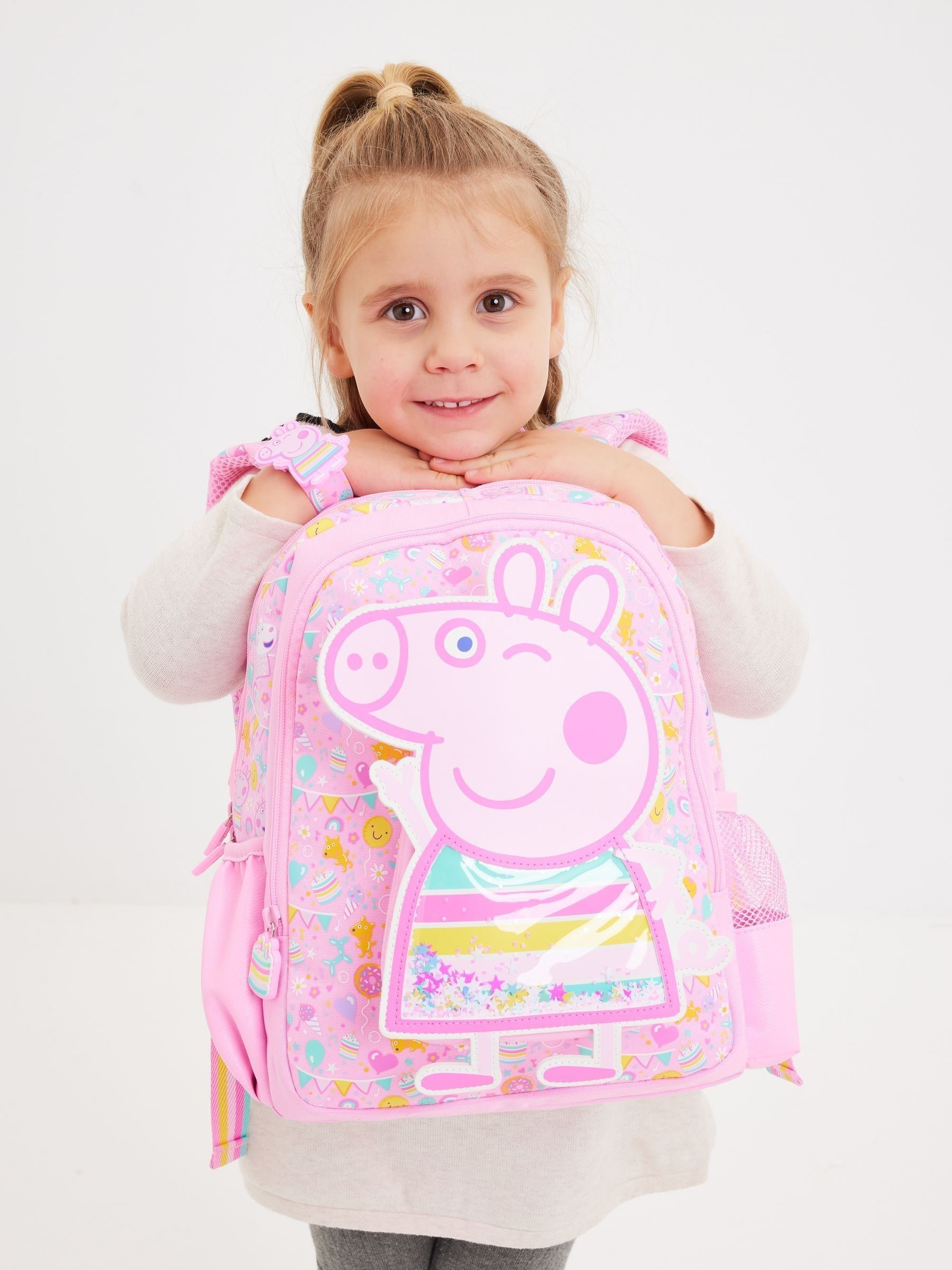 Buy Smiggle Pink Junior Peppa Pig Character Backpack from Next USA