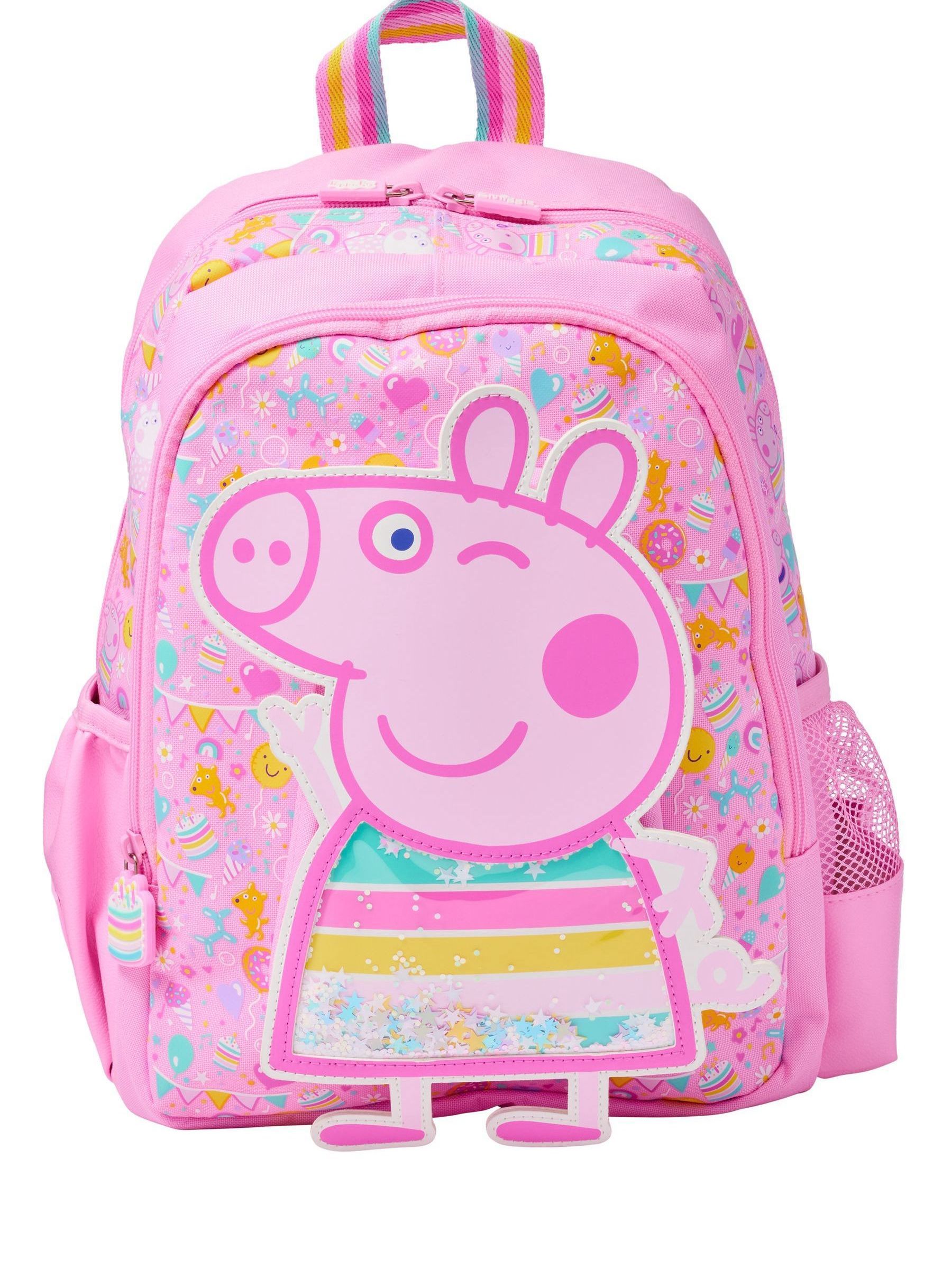 Buy Smiggle Pink Junior Peppa Pig Character Backpack from