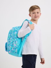 Smiggle Blue Stitch Classic Backpack - Image 5 of 6