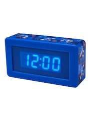 Smiggle Blue Sonic The Hedgehog Sound-Activated Digital Clock - Image 1 of 3