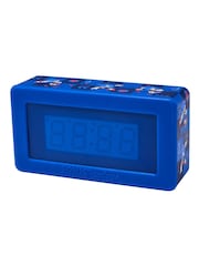 Smiggle Blue Sonic The Hedgehog Sound-Activated Digital Clock - Image 2 of 3